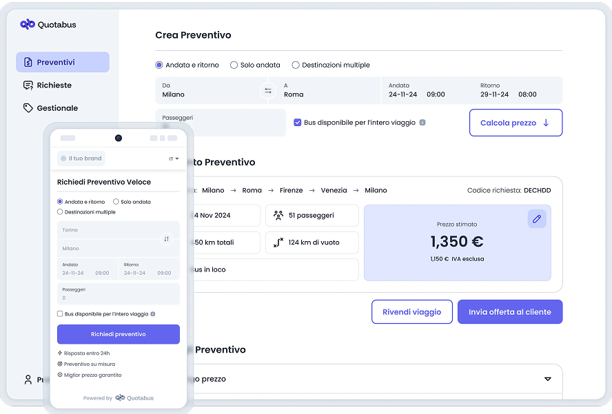 Quotabus Dashboard