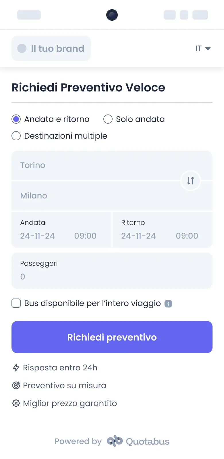 Form di Richiesta Online